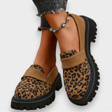 Irene | Plateau-Loafer im Leopardenmuster