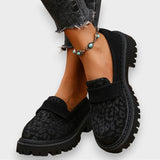 Irene | Plateau-Loafer im Leopardenmuster