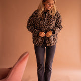 Doris | Hemdjacke mit Leopardenmuster