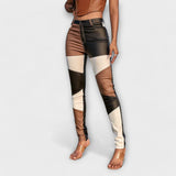 Calliope - Pantalon en tube avec motif coloré
