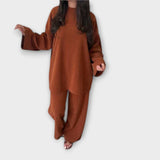 Ingrid - Ensemble en Grande Taille - Style Côtelé