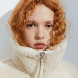 Ute | Oversize-Teddyjacke mit Stehkragen