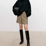 Anneliese | Rollkragen-Pullover aus Kabelstrick