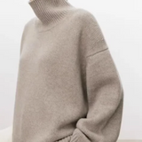 Anneliese | Rollkragen-Pullover aus Kabelstrick