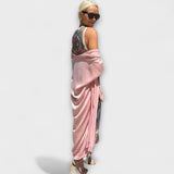 Elveria – Robe maxi avec cardigan assorti