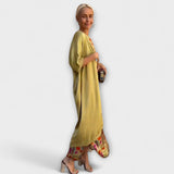 Elveria – Robe maxi avec cardigan assorti