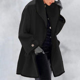 Dorothea | Weiche Wolljacke mit Kontrastborte