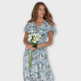 Jasmina | Robe Maxi en Chiffon Floral