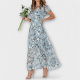 Jasmina | Robe Maxi en Chiffon Floral
