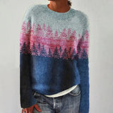 Sieglinde | Norwegisch gemusterter Kabelstrick Pullover