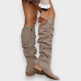 Elfi | Slouch-Stiefel mit Blockabsatz