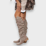 Elfi | Slouch-Stiefel mit Blockabsatz