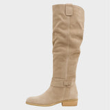 Gisela | Wildleder Stiefel mit Schnalle