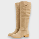 Gisela | Wildleder Stiefel mit Schnalle