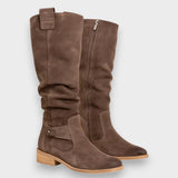 Gisela | Wildleder Stiefel mit Schnalle