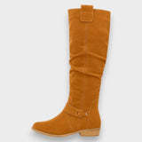 Gisela | Wildleder Stiefel mit Schnalle