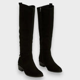 Gisela | Wildleder Stiefel mit Schnalle