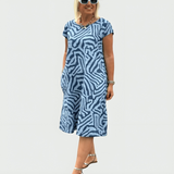 Giselle | Robe d'été imprimée