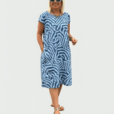 Giselle | Robe d'été imprimée