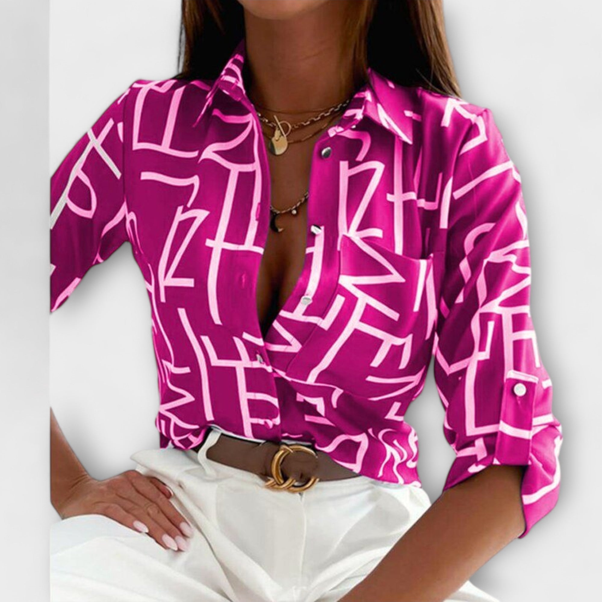 Blouse avec col classique