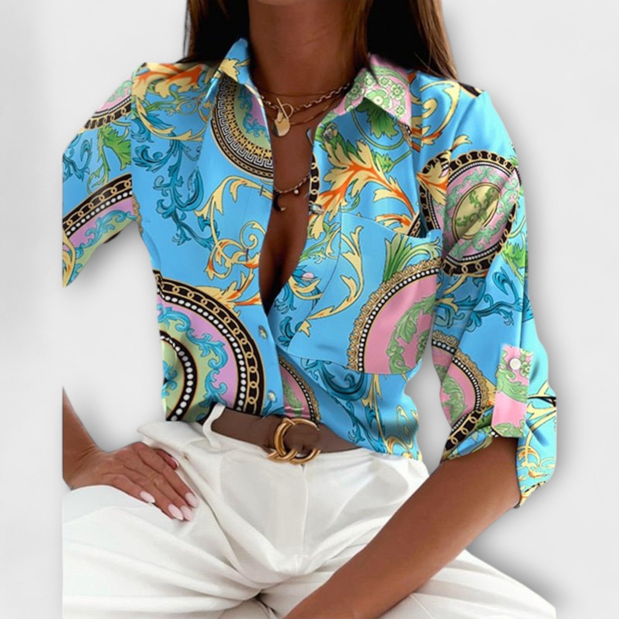 Blouse avec col classique